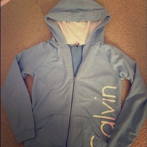 Calvin Klein hooded zip up